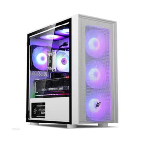 ABKONCORE CNM202 WHITE Mini Tower Case