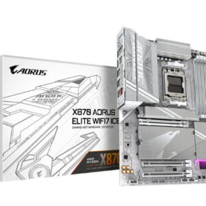 GIGABYTE 技嘉 X870 AORUS ELITE WIFI7 ICE 白色 ATX 主機板 (DDR5)