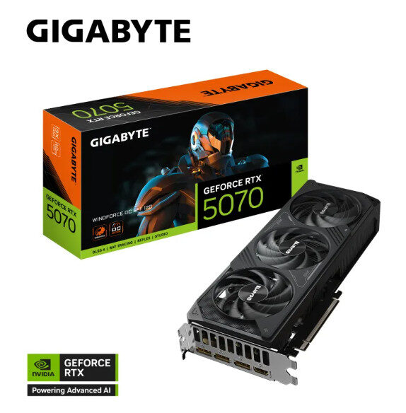 Gigabyte 技嘉 GeForce RTX 5070 Windforce OC SFF 顯示卡 12GB GDDR7