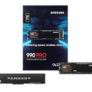 Samsung 990 PRO PCIe 4.0 NVMe M.2 SSD 固態硬碟(7450 MB/s)